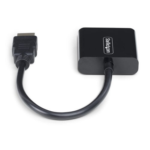 StarTech.com HDMI to VGA Adapter, Active Video Converter For Laptop/Desktop, 1920x1080 (1080p), HDMI Source to VGA Monitor/Display/Projector