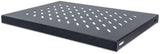 Intellinet 19" Fixed Shelf, 1U, 345mm Depth, Max 50kg, Black