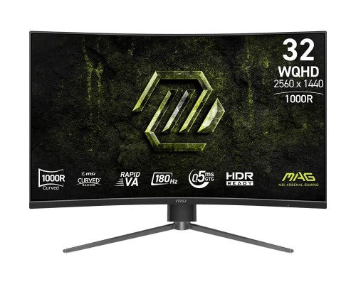 MSI MAG 325CQPF E18 computer monitor 80 cm (31.5") 2560 x 1440 pixels Wide Quad HD Black