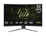 MSI MAG 325CQPF E18 computer monitor 80 cm (31.5") 2560 x 1440 pixels Wide Quad HD Black