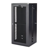 StarTech.com 4-Post 26U Wall Mount Network Cabinet with 1U Shelf, 19" Hinged Wall-Mounted Server Rack for Data / AV / Electronics / Computer Equipment, Flexible Vented Rack Enclosure