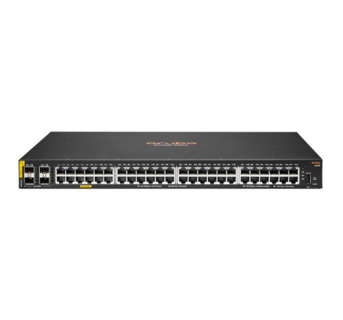 HPE Aruba Networking CX 6000 48G Class4 PoE 4SFP 370W Managed L3 Gigabit Ethernet (10/100/1000) Power over Ethernet (PoE) 1U