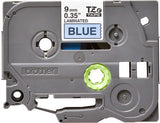 Brother TZE-521 DirectLabel black on blue Laminat 9mm x 8m for Brother P-Touch TZ 3.5-18mm/6-12mm/6-18mm/6-24mm/6-36mm