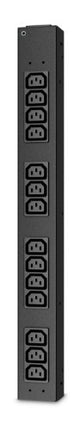 APC AP6003A power distribution unit (PDU) 14 AC outlet(s) 0U/2U Black
