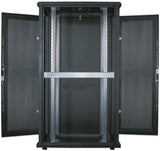 Intellinet 19" Server Cabinet - Free Standing, 36U, 600x1000mm (width x depth), Black, Flatpack, Max 1500kg, Multi-Point Door Lock, One Lock Per Side Panel, Usable Depth 123 to 773mm, IP20 rated, Rack, Steel