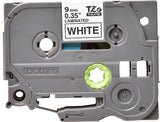 Brother TZE-221 DirectLabel black on white Laminat 9mm x 8m for Brother P-Touch TZ 3.5-18mm/6-12mm/6-18mm/6-24mm/6-36mm