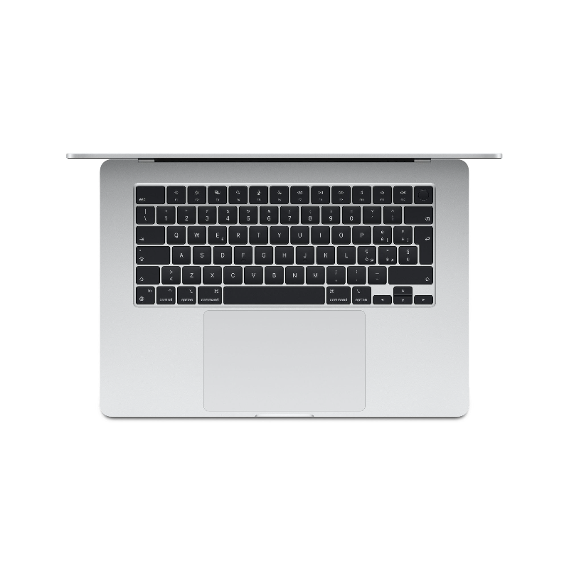 Apple MacBook Air Apple M M3 Laptop 38.9 cm (15.3") 8 GB 256 GB SSD Wi-Fi 6E (802.11ax) macOS Sonoma Silver