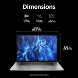 HP ZBook Studio G11 Intel Core Ultra 7 155H Mobile workstation 40.6 cm (16") WUXGA 32 GB DDR5-SDRAM 1 TB SSD NVIDIA RTX 1000 Ada Wi-Fi 7 (802.11be) Windows 11 Pro AI Workstation, AI PC