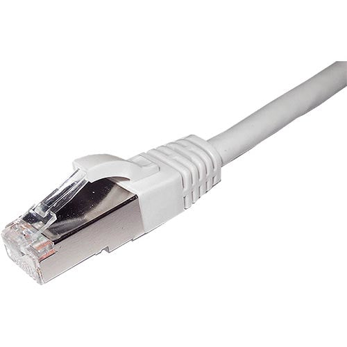 Cablenet 1m Cat6a RJ45 White S/FTP LSOH 26AWG Snagless Booted Patch Lead  - Computer Cables - Cablenet