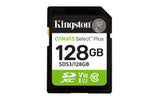 Kingston Technology 128GB SDXC Canvas Select Plus Gen3 150MB/s C10 UHS-I U1 V10
