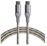 Boompods Tide USB cable 1.5 m USB C Titanium