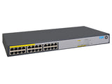 HPE 1420-24G-PoE+ (124W) Unmanaged L2 Gigabit Ethernet (10/100/1000) Power over Ethernet (PoE) 1U Grey
