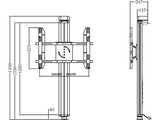 Multibrackets M Public Display Wall 145 Single Silver