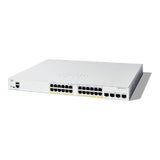 Cisco Catalyst 1300-24FP-4G Managed Switch, 24 Port GE, Full PoE, 4x1GE SFP, Limited Lifetime Protection (C1300-24FP-4G)
