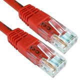 Cables Direct ERT-600R networking cable Red 0.5 m Cat6 U/UTP (UTP)