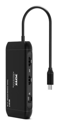 Port Designs PORT Connect Mobile docking station 2 X 4K USB-C 7 peripherals 100W