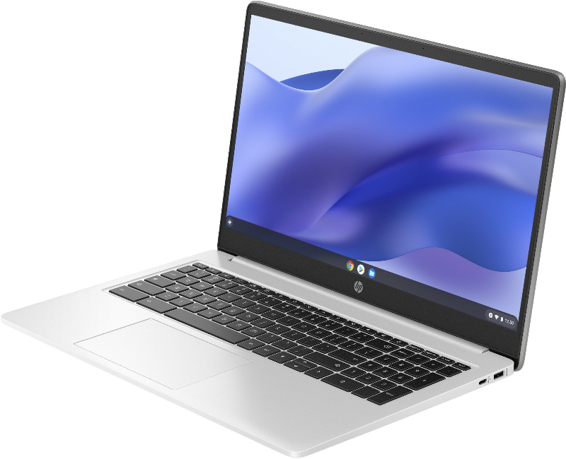 HP Chromebook 15a-na0005na Intel® Pentium® Silver N6000 39.6 cm (15.6") Full HD 4 GB LPDDR4x-SDRAM 128 GB eMMC Wi-Fi 5 (802.11ac) ChromeOS Silver  -  - 