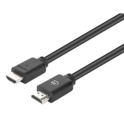 Manhattan HDMI 4K@60Hz Cable with Ethernet, 5m, Suitable for ALL 4K & 1080p/HD uses - when upgrading now or have it ready for when you need it, Male to Male, Black, Ultra HD 4k x 2k, Lifetime Warranty, Premium High Speed, Equivalent to HDMM5MP