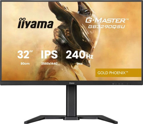 iiyama G-MASTER Dominate the game with the 32″ QHD Gold Phoenix GB3290QSU
