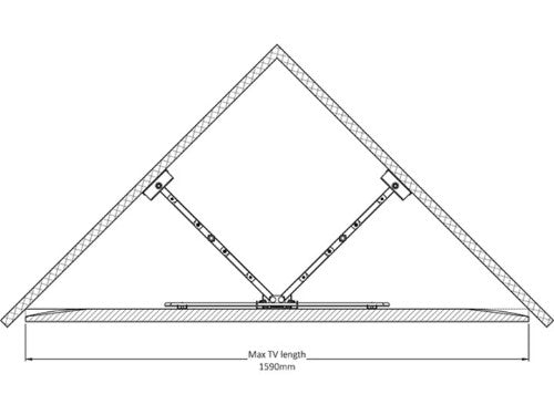 Multibrackets M Universal Flexarm Full Motion Corner Mount HD