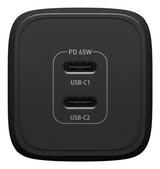OtterBox Standard EU Wall Charger 65W - 1X USB-C 45W + 1X USB-C 20W USB-PD