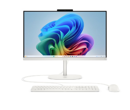 HP OmniStudio All-in-One Desktop Next Gen AI 24-cw0003na PC Copilot+ PC AMD Ryzen™ AI 5 60.5 cm (23.8") 1920 x 1080 pixels 16 GB DDR5-SDRAM 512 GB SSD Windows 11 Home Wi-Fi 6 (802.11ax) White