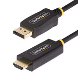 StarTech.com 3m DisplayPort to HDMI Adapter Cable, 4K 60Hz with HDR, DP to HDMI 2.0b, Active Video Converter, DisplayPort Desktop to HDMI Monitor