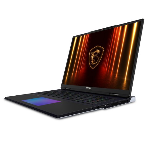 MSI Titan 18 HX AI A2XWJG-498UK Intel Core Ultra 9 285HX Laptop 45.7 cm (18") UHD+ 64 GB DDR5-SDRAM 4 TB SSD NVIDIA GeForce RTX 5090 Wi-Fi 7 (802.11be) Windows 11 Pro UK English Black