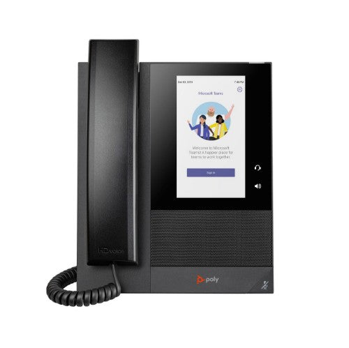 HP Poly CCX 400 Business Media Phone for Microsoft Teams and PoE-enabled