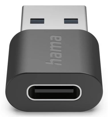 Hama USB Adapter, USB-A Plug - USB-C Socket, USB 3.2 Gen2, 10 Gbit/s