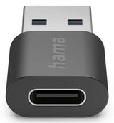 Hama USB Adapter, USB-A Plug - USB-C Socket, USB 3.2 Gen2, 10 Gbit/s