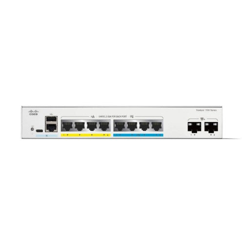Cisco Catalyst C1300-8MGP-2X network switch Managed L2/L3 Gigabit Ethernet (10/100/1000) Power over Ethernet (PoE) Grey