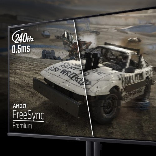 Acer KG0 Nitro KG240YW3bmiipx - 23.8'' FHD (1920x1080), IPS, 240Hz, 1ms, FreeSync Premium UK, Black