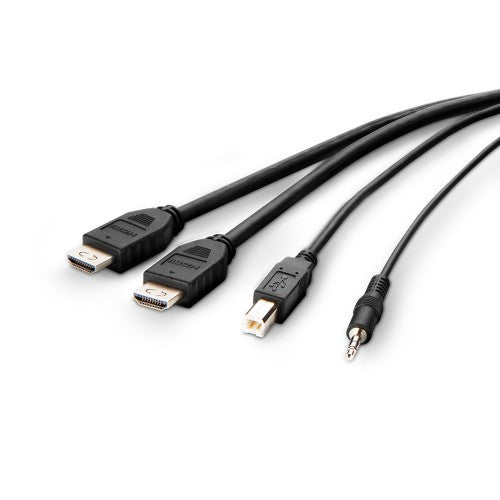 Belkin F1DN2CCBL-HH10t KVM cable Black 3 m