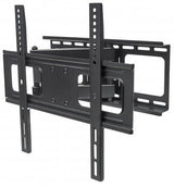 Manhattan Wall Mount for TV & Monitors (Full Motion), For screens 32" to 55", VESA compatibility: all between 200x200mm to 400x400mm - check the dimensions of the four mounting holes on back of screen to ensure it fits, Max 50kg, Black, Bracket, Lifetime