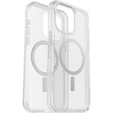 OtterBox Symmetry Series Clear for MagSafe for iPhone 15 Pro Max, Stardust (Clear Glitter)