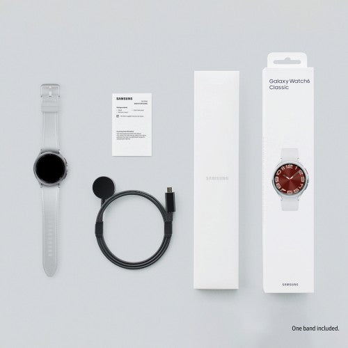 Samsung Galaxy Watch6 Classic SM-R950NZSAEUA smartwatch / sport watch 3.3 cm (1.3") OLED 43 mm Digital 432 x 432 pixels Touchscreen Black Wi-Fi GPS (satellite)