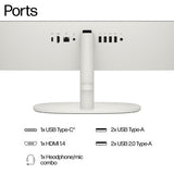 HP 22-dg0007na Intel® Celeron® N100 54.5 cm (21.4") 1920 x 1080 pixels All-in-One PC 8 GB DDR5-SDRAM 128 GB Flash Windows 11 Home Wi-Fi 6 (802.11ax) White