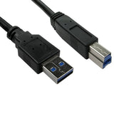 Cables Direct 99CDL3-805 USB cable USB 3.2 Gen 1 (3.1 Gen 1) 5 m USB A USB B Black