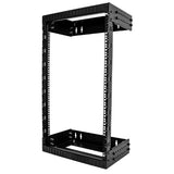 StarTech.com 18U 19" Wall Mount Network Rack - Adjustable Depth 12-20" 2 Post Open Frame Server Room Rack for AV/Data/ IT Communication/Computer Equipment/Switch w/Cage Nuts & Screws