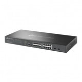 TP-Link Omada 16-Port 2.5G and 2-Port 10GE SFP+ L2+ Managed Switch with 8-Port PoE+