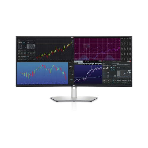 DELL UltraSharp U3824DW computer monitor 95.2 cm (37.5") 3840 x 1600 pixels Wide Quad HD+ LCD Black, Silver
