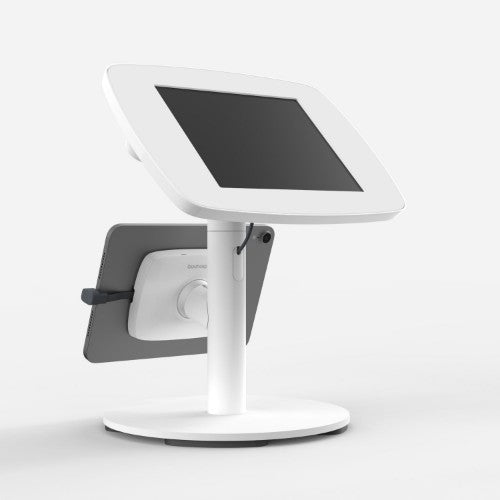 Bouncepad Original Twin + Counter Base | Apple iPad Mini 4 / 5 Gen 7.9 (2015 - 2019) | White | Exposed Front Camera and Home Button