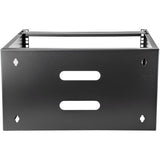 StarTech.com 6U Wall Mount Network Rack - 14 Inch Deep (Low Profile) - 19" Patch Panel Bracket for Shallow Server and IT Equipment, Network Switches - 44lbs/20kg Weight Capacity, Black