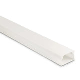 Hama Cable Duct Kit, 4 Pcs, Self-adhesive, 1 m, Incl. Connecting Pieces, white