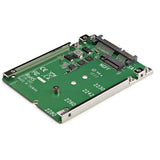 StarTech.com M.2 SATA SSD to 2.5in SATA Adapter, M.2 NGFF to SATA Converter, Open-Frame Bracket, 7mm High, M2 Hard Drive Adapter - Not Compatible with NVMe - TAA