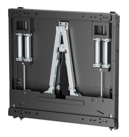 Manhattan Wall Mount for TV & Monitors (Tool Free Height Adjust), For screens 55" to 75", VESA compatibility: all between 200x200mm to 600x600mm - check the dimensions of the four mounting holes on back of screen to ensure it fits, Max 65kg, Black, Bracke