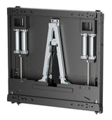 Manhattan Wall Mount for TV & Monitors (Tool Free Height Adjust), For screens 55" to 75", VESA compatibility: all between 200x200mm to 600x600mm - check the dimensions of the four mounting holes on back of screen to ensure it fits, Max 65kg, Black, Bracke