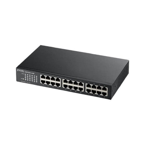 Zyxel GS1100-24E Unmanaged Gigabit Ethernet (10/100/1000) Black
