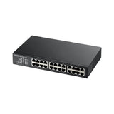 Zyxel GS1100-24E Unmanaged Gigabit Ethernet (10/100/1000) Black